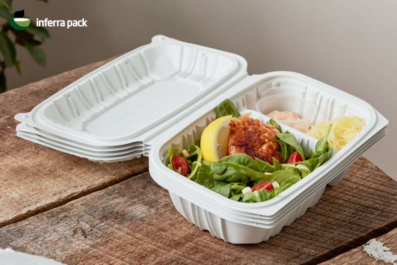 Disposable containers for food Eco