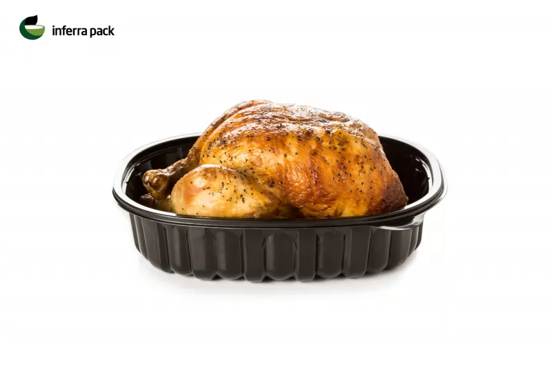 Disposable Roasted Chicken Boxes, Roasted Chicken Takeout Food Packaging