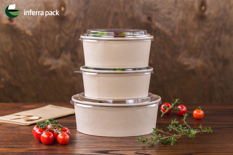 Eco-friendly bamboo paper disposable tableware and take-out packaging | inferrapack.com