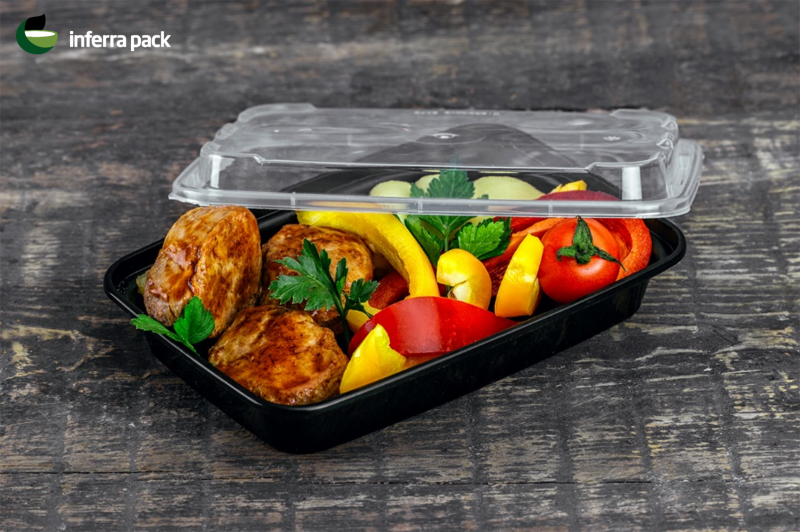 Disposable durable food container for Take Away