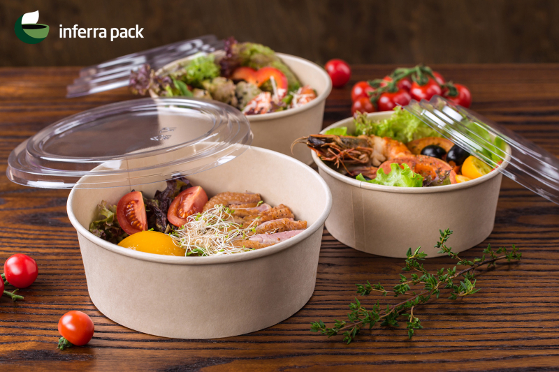 Eco-friendly bamboo paper disposable tableware and take-out packaging | inferrapack.com