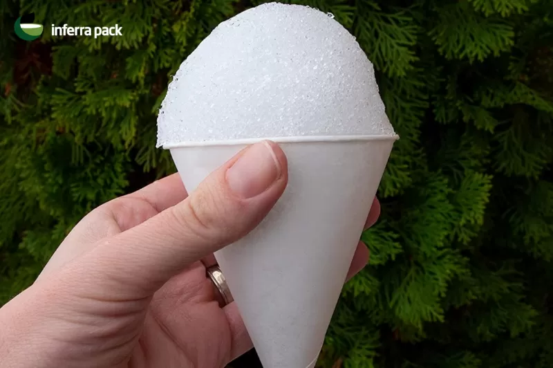 Disposable paper cones eco-friendly