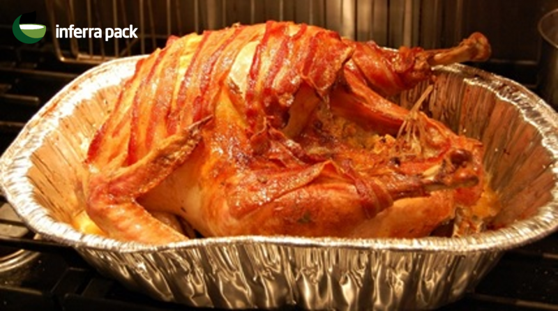 Use A Disposable Foil Roasting Pan for Roasting Turkey-Aikou News-Aikou  Aluminum Foil Packing Manufacturer