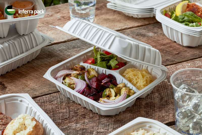Eco lunch boxes for food delivery